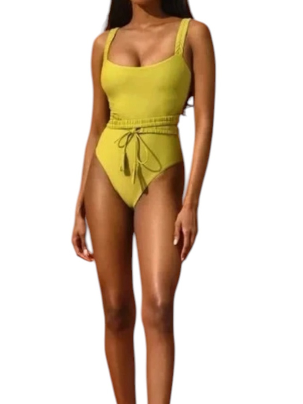 Andrea Iyamah Antii One Piece Swimsuit in Wasabi Green Size M NWT - Picture 8 of 10